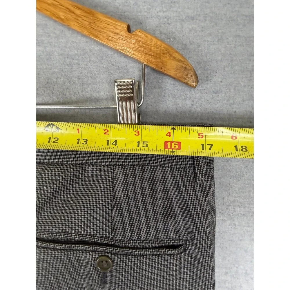 Canali Milano Mens Gray‎ Wool 2 Piece Suit Cerruti Fabric 34x29 Made in Italy